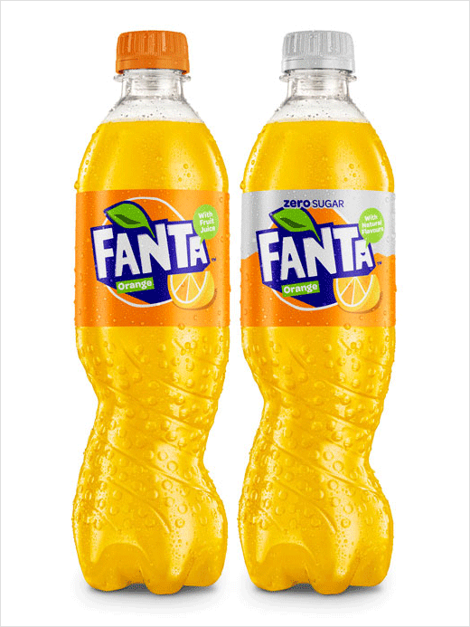 بسته بندی و لوگوی جدید نوشابه فانتا "Fanta"